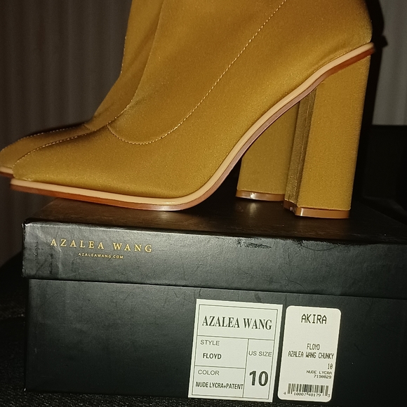 Azalea Wang Size 10 Lycra Sock Bootie in Nude - Picture 4 of 8